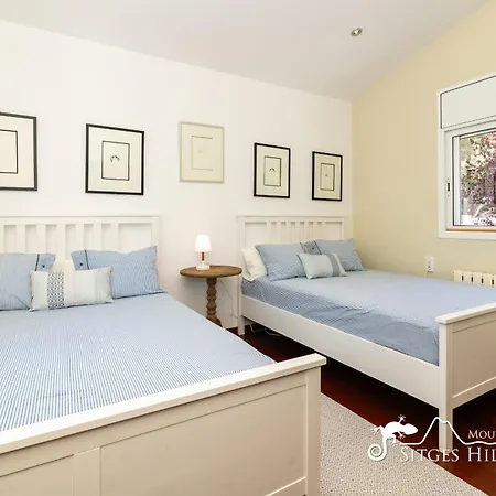 Spacious Santa Fe - Private Pool, Big Garden And A/c Close To Sitges * Olivella