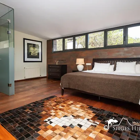 Villa Spacious Santa Fe - Private Pool, Big Garden And A/c Close To Sitges Olivella